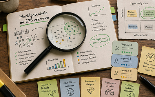 Marktpotenziale im B2B erkennen: Wie groß ist Ihr Markt wirklich?